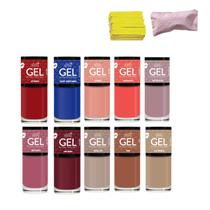 Kit De Esmalte Em Gel 9ml Bella Brazil 10 Un +2 Produtos - Bella Brasil