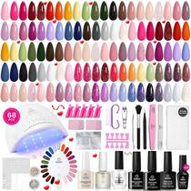 Kit de Esmalte em Gel Beetles UV - 68 Unidades com 35 Cores Kit de Esmalte em Gel Beetles UV - 68 Unidades com 35 Cores