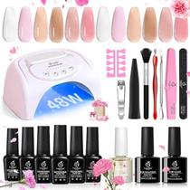 Kit de Esmalte em Gel Beetles UV LED 48W - 6 Cores Kit de Esmalte em Gel Beetles UV LED 48W - 6 Cores