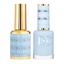 Kit de Esmalte em Gel DAISY DND 031 Azul Leitoso 15ml Duo Kit de Esmalte em Gel DAISY DND 031 Azul Leitoso 15ml Duo