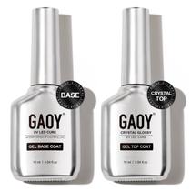Kit de Esmalte em Gel GAOY 16ml Base e Top Coat Kit de Esmalte em Gel GAOY 16ml Base e Top Coat