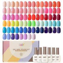 Kit de Esmalte em Gel GAOY 42 Peças Cores Neon Kit de Esmalte em Gel GAOY 42 Peças Cores Neon