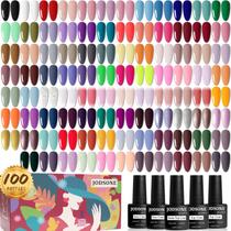 Kit de Esmalte em Gel JODSONE - 100 Unidades de 5ml com Base e Top Coat