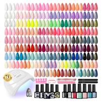 Kit de Esmalte em Gel Phoenixy 71 Peças com Lâmpada UV 48W Kit de Esmalte em Gel Phoenixy 71 Peças com Lâmpada UV 48W