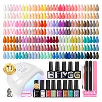 Kit de Esmalte em Gel Phoenixy 71 Peças Luz UV 55 Cores Kit de Esmalte em Gel Phoenixy 71 Peças Luz UV 55 Cores