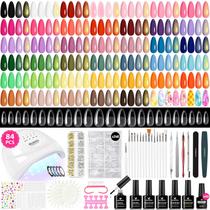 Kit de Esmalte em Gel VANREESA 84 Peças com Luz UV Kit de Esmalte em Gel VANREESA 84 Peças com Luz UV