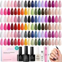 Kit de Esmaltes de Gel para Unhas Beetles Gel Polish 36 Cores - 44 Peças