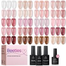 Kit de Esmaltes em Gel Beetles 23 Peças 20 Cores Nude Kit de Esmaltes em Gel Beetles 23 Peças 20 Cores Nude