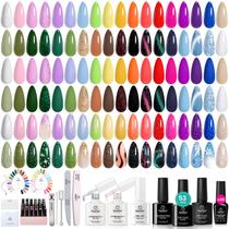 Kit de Esmaltes em Gel Beetles Spring - 36 Cores + 53 Peças