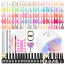 Kit de esmaltes em gel COSCELIA 35 cores de verão com luz UV