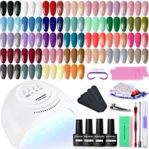 Kit de Esmaltes em Gel JODSONE com Luz UV - 36 Cores e Ferramentas