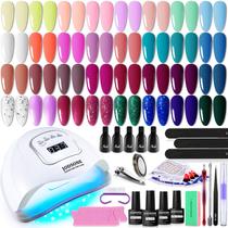 Kit de esmaltes em gel JODSONE UV Light 32 cores com ferramentas de manicure