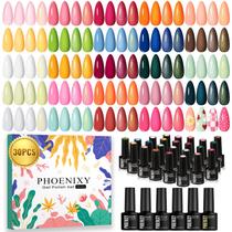 Kit de Esmaltes em Gel phoenixy 30 PEÇAS 24 Cores Base e Top Coat Kit de Esmaltes em Gel phoenixy 30 PEÇAS 24 Cores Base e Top Coat