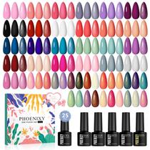 Kit de Esmaltes em Gel Phoenixy 30 Peças 25 Cores Kit de Esmaltes em Gel Phoenixy 30 Peças 25 Cores