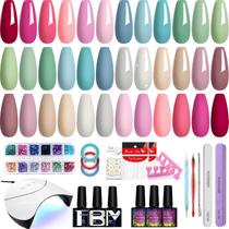 Kit de Esmaltes em Gel PHOENIXY 36 Cores 8ml com Luz UV