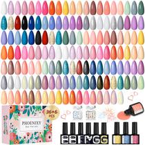 Kit de Esmaltes em Gel PHOENIXY 44 Peças 36 Cores Kit de Esmaltes em Gel PHOENIXY 44 Peças 36 Cores