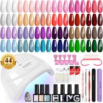 Kit de Esmaltes em Gel PHOENIXY 48W - 44 Cores e 72 Efeitos com Luz UV