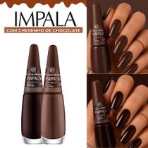 Kit De Esmaltes Impala Nova Coleção Cacau Cheirinho De Chocolate Kit De Esmaltes Impala Nova Coleção Cacau Cheirinho De Chocolate