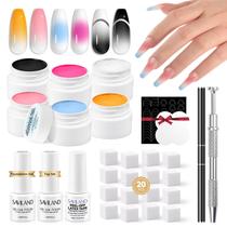 Kit de esmaltes SAVILAND Ombre Gel 6 cores com ferramentas e acessórios