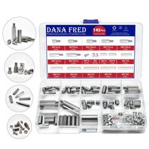Kit de Espaçadores Hexagonais DANA FRED M4 - 133 Unidades (Masculino e Feminino)
