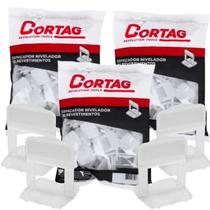 Kit de espaçadores nivelador 1,0mm cortag para nivelamento porcelanato excelente qualidade original. -