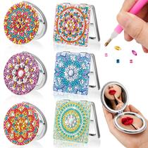 Kit de espelho Diamond Hsei, 6 peças para decoração de parede de escritório doméstico Kit de espelho Diamond Hsei, 6 peças para decoração de parede de escritório doméstico