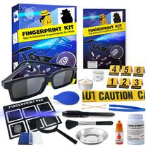 Kit de espionagem UNGLINGA Detective Fingerprint para crianças de 4 a 10 anos