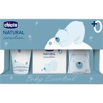 Kit de Essenciais para Bebê Chicco Natural Sensation - 3 Unidades