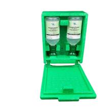 Kit de estação de lavagem de olhos Plum Plus Rinse com solução salina 2x500 ml Kit de estação de lavagem de olhos Plum Plus Rinse com solução salina 2x500 ml