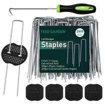 Kit de Estacas para Jardinagem FEED GARDEN 15 cm 11 Gauge com 200 Unidades Kit de Estacas para Jardinagem FEED GARDEN 15 cm 11 Gauge com 200 Unidades