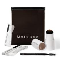 Kit de estêncil de sobrancelha MADLUVV Fácil de usar Natural Look Auburn Kit de estêncil de sobrancelha MADLUVV Fácil de usar Natural Look Auburn