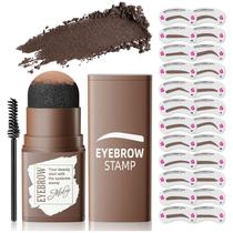 Kit de estêncil Eyebrow Stamp OETUIOW com 24 estênceis reutilizáveis
