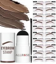 Kit de estêncil para selo de sobrancelha ALLROSE com 20 estênceis à prova d'água Kit de estêncil para selo de sobrancelha ALLROSE com 20 estênceis à prova d'água