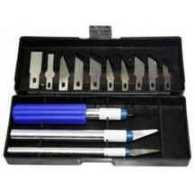 Kit de Estilete de Precisão com Lâminas e Suporte em Estojo 16 Peças Western EST-13 Kit de Estilete de Precisão com Lâminas e Suporte em Estojo 16 Peças Western EST-13