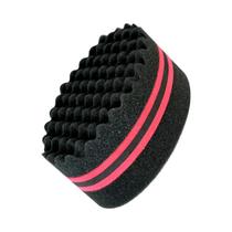 Kit De Estilo Para Cabelos Afro 2 Em 1: Esponja Modeladora E Pente De Aço Inoxidável Para Cachos,