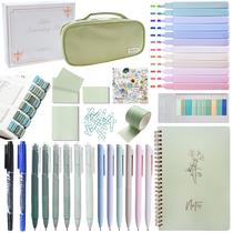 Kit de Estudo Bíblico J6&H6 170 Peças Conjunto de Journaling Verde