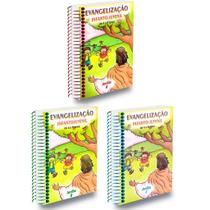 Kit de Evangelização Infanto-Juvenil - A/B/C - 3 Livros para Crianças de 4 a 6 Anos
