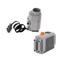 Kit De Exaustão Com Spray De Fumaça Elétrico Para Carros Esportivos De Blocos De Montar, Peças De