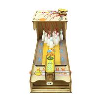 Kit de experiências científicas de jogos de boliche de madeira DIY Kids 6-12