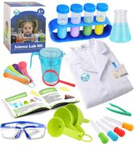 Kit de Experiências Científicas UNGLINGA Kids - Com Jaleco e Brinquedos Kit de Experiências Científicas UNGLINGA Kids - Com Jaleco e Brinquedos
