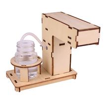 Kit de experimentos científicos, dispensador automático de sabão DIY, madeira