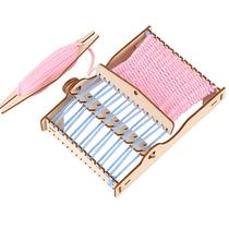 Kit de experimentos científicos DIY Wooden Loom Vintage Hand Weaving Kit de experimentos científicos DIY Wooden Loom Vintage Hand Weaving