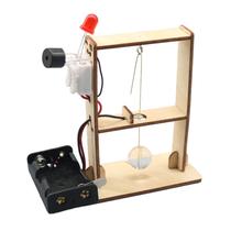 Kit de experimentos científicos DIY Wooden Vibration Alarm Kids Kit de experimentos científicos DIY Wooden Vibration Alarm Kids