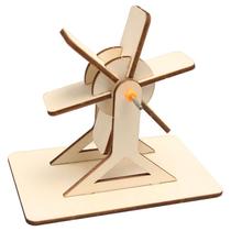 Kit de experimentos científicos DIY Wooden Waterwheel Model Kids