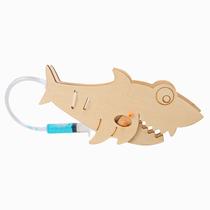 Kit de experimentos científicos Hydraulic Shark Wooden DIY Kids Kit de experimentos científicos Hydraulic Shark Wooden DIY Kids