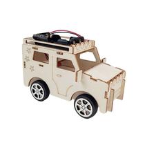 Kit de experimentos científicos: jipe de madeira DIY para crianças de 8 a 12 anos