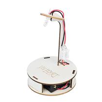 Kit de experimentos científicos Lâmpada de controle de som de madeira para crianças