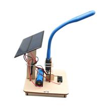 Kit de experimentos científicos: lâmpada de controle de voz movida a energia solar