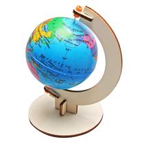 Kit de experimentos científicos, modelo de globo de madeira DIY, crianças com mais de 6 anos