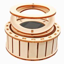 Kit de experimentos científicos Solar Double Ring DIY Wood Kids Kit de experimentos científicos Solar Double Ring DIY Wood Kids